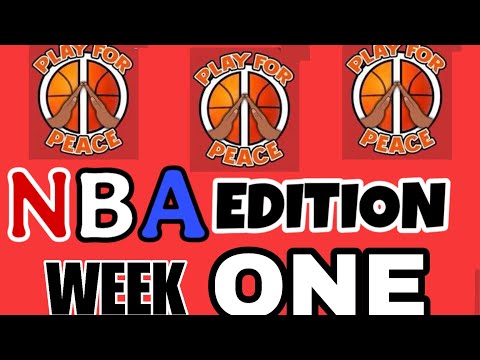 PLAY FOR PEACE 🏀 NBA EDITION (WEEK ONE) SATURDAY SEPTEMBER 6, 2025