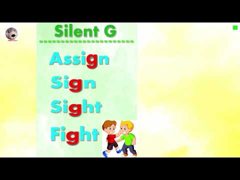 Silent  Letter G  Reading and Writing with Useful Examples Pronunciation in English