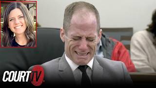 Caleb Flynn BAWLS as Photos of Dead Wife Shown in Murder Trial