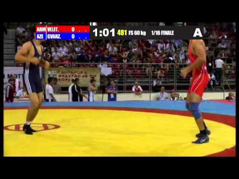 WWJC2013 / Akhmednabi Gvarzatilov - Ashot Velitsyan (ARM) - FS 60 kg - 1/16 final