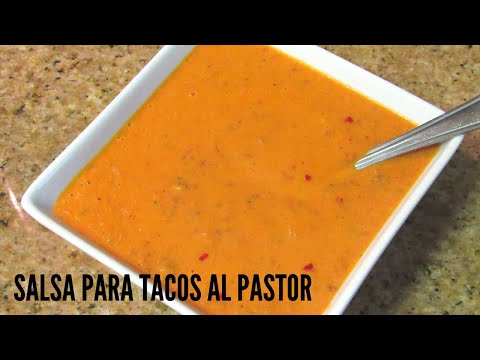 Salsa Picante de Jitomate para tacos al Pastor || Las Recetas de Mama
