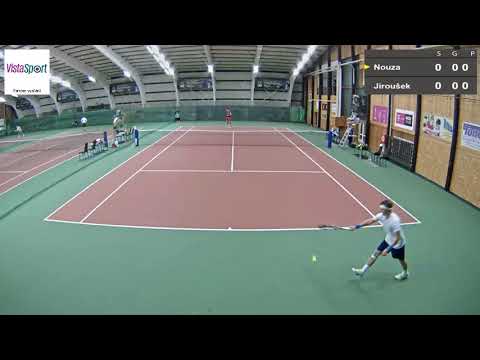 Petr Nouza vs  Tomáš Jiroušek   Halové MČR   TK Slavia Plzeň   9 1 2017  muži