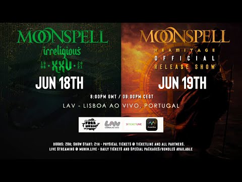 IRRELIGIOUS XXV Anniversary / Hermitage Release Show + Livestream - Invite from Fernando