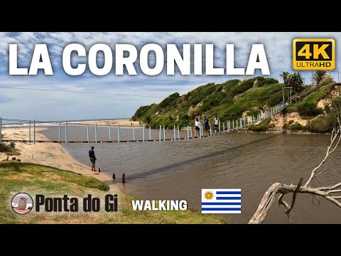 LA CORONILLA 4k La Magia del CLÁSICO de la COSTA de ROCHA -URUGUAY #walking TOUR VIRTUAL verano 2025