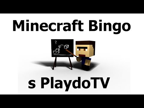 Minecraft Bingo s PlaydoTV