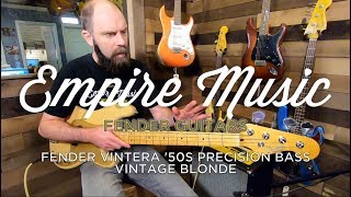 Video thumbnail for Fender Vintera '50s Precision Bass - EMPIRE MUSIC by Empire Music