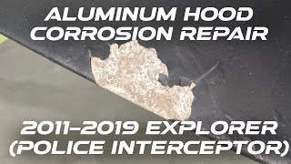 How to Repair Corrosion and Paint an Aluminum Hood on a Ford Explorer (Police Interceptor Utility)