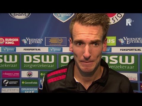 Kevin Vermeulen na afloop van Excelsior - FC Groningen