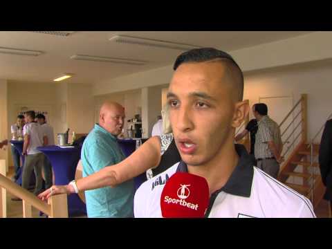 Nieuwkomer Yawad van Gelko Hasselt op de Persconferentie anno 2015
