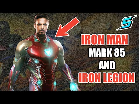 Iron man Mark 85 and Iron legion in Avengers Endgame 