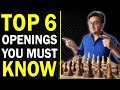 6 Best Chess Openings for Beginners | Top Moves, Plans, Strategy, Gambits, Tactics, Traps & Ideas