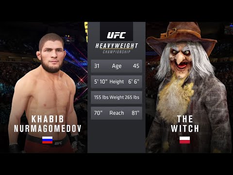 Khabib vs. The Witch - EA Sports UFC 4 - Halloween Fight 🎃