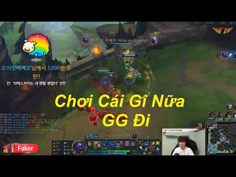 T1 Faker Stream | T1 Faker Cầm Jax Top Hành Khan Khóc Thét