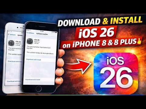 How to Download & Install iOS 26 on iPhone 8 & 8 Plus 🔥 | How to update iPhone 8 on iOS 26