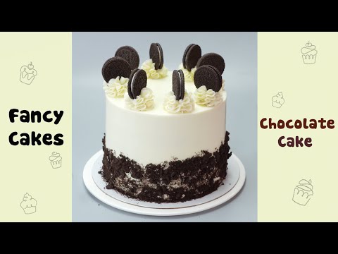 Oreo Chocolate Birthday Cake Decorating Idea