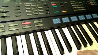Video thumbnail for Yamaha PSR-47 (sound and styles demonstration) HiQ sound by Keyboards - review - repair