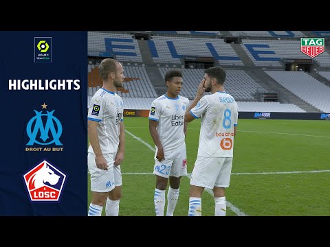 OLYMPIQUE DE MARSEILLE - LOSC LILLE (1 - 1 ) - Highlights - (OM - LOSC) / 2020/2021