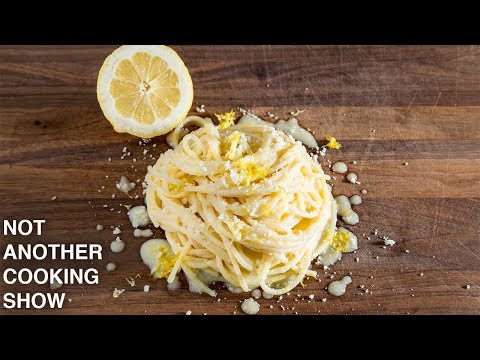 PASTA AL LIMONE (pasta with lemon and butter)