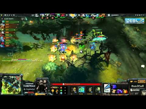 The Alliance vs Rat in the Dark Game 2 Final   RaidCall EMS One Summer DOTA 2 Group Stage   TobiWan
