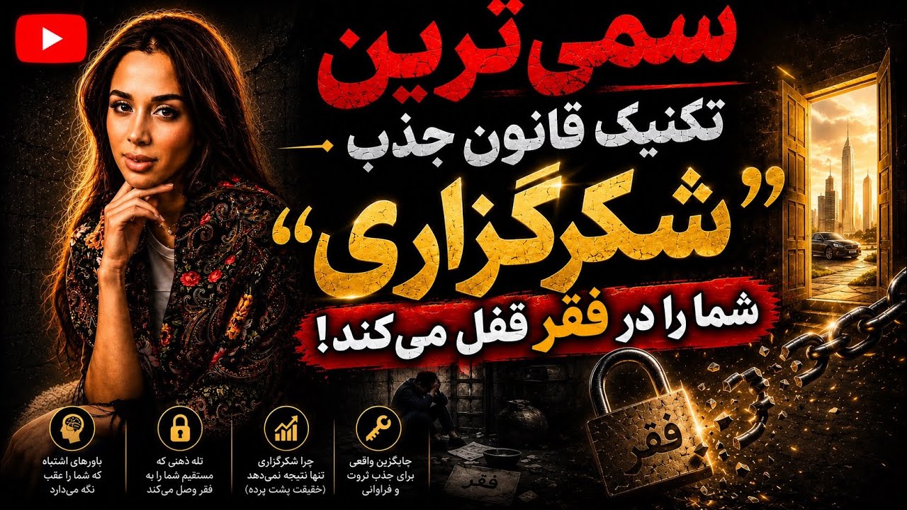 ‼️ویدئویی که باید ببینی | تکنیک شکرگزاری کوانتومی دکتر رضایی  | قانون جذب