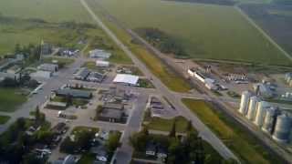 preview picture of video 'Newfolden Minnesota on a summer evening, Crash DJI Phantom'