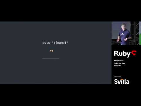 RubyC -2017 / Xavier Noria: "Little Snippets"
