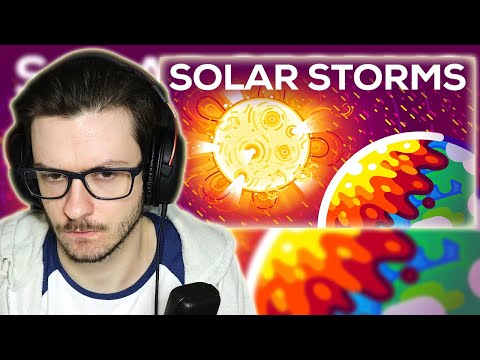 Daxellz reacts to Could Solar Storms Destroy Civilization? Solar Flares & Coronal Mass Ejections