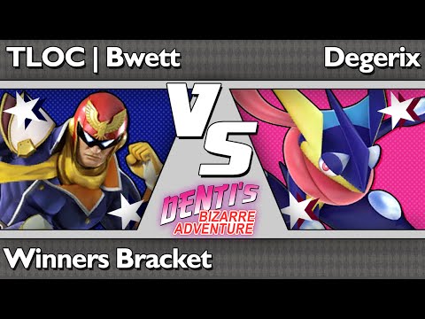 DBA 4 Smash 4 - TLOC Bwett (C Falcon) vs Degerix (Greninja) - Winners Bracket