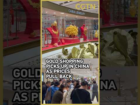 Gold shopping picks up in China as gold prices pull back