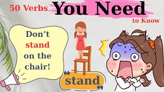 50 Verbs You Need to Know : English for beginners