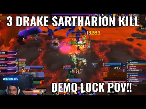 [WOTLK CLASSIC][SARTHARION KILL][3 DRAKES]: 25 man done and dusted next time I wont die!