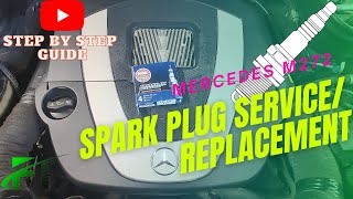 Mercedes-Benz Spark Plug Replacement M272 Engine GLK350 - Full In Depth DIY - Save $$$ - Better MPG!