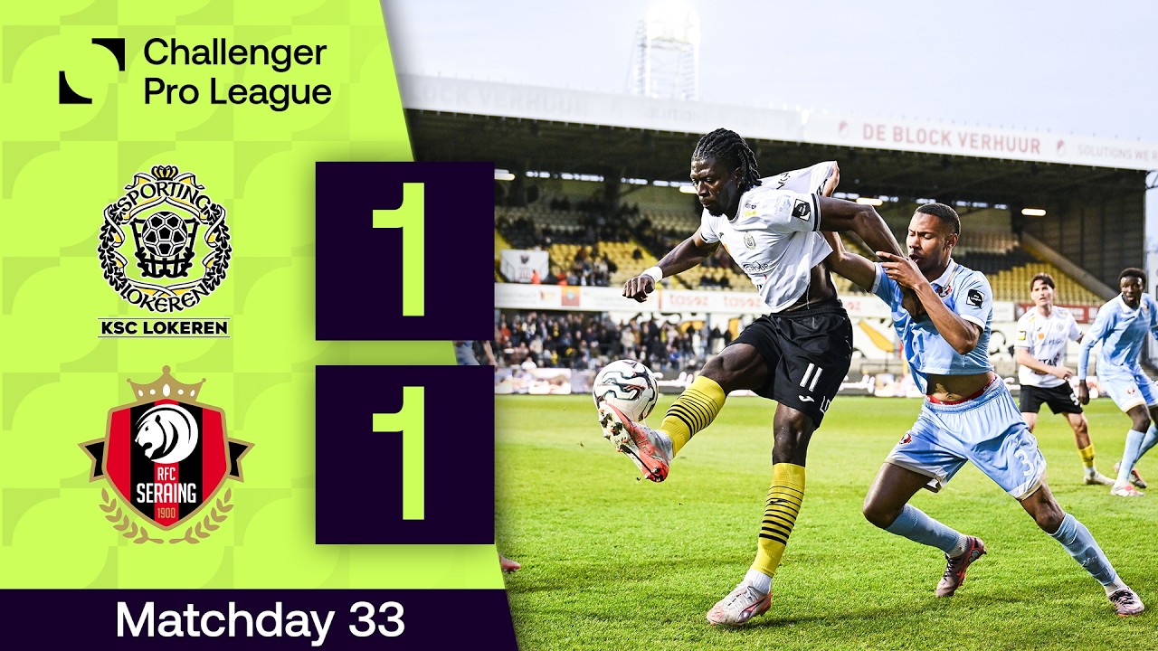 KSC Lokeren vs R Seraing Highlights