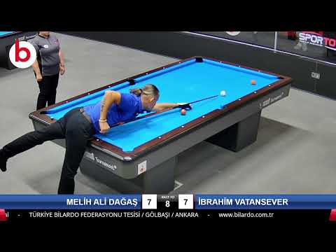 MELİH ALİ DAĞAŞ & İBRAHİM VATANSEVER Bilardo Maçı - 