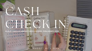 AUGUST CHECK IN | CASH STUFFING UK | Sinking Funds | UK Cash Budgeter