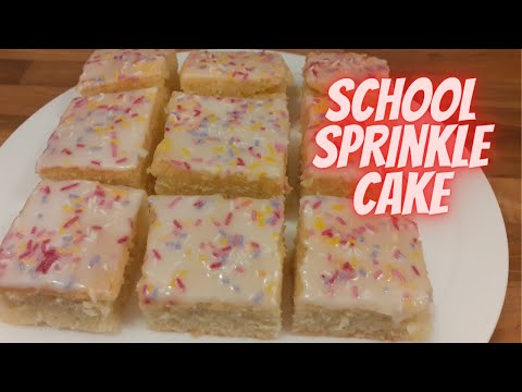 School Sprinkle Cake
