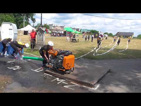 SDH Bechov ženy útok 2 - okrsek Dobšín Kamenice 2.6.2018