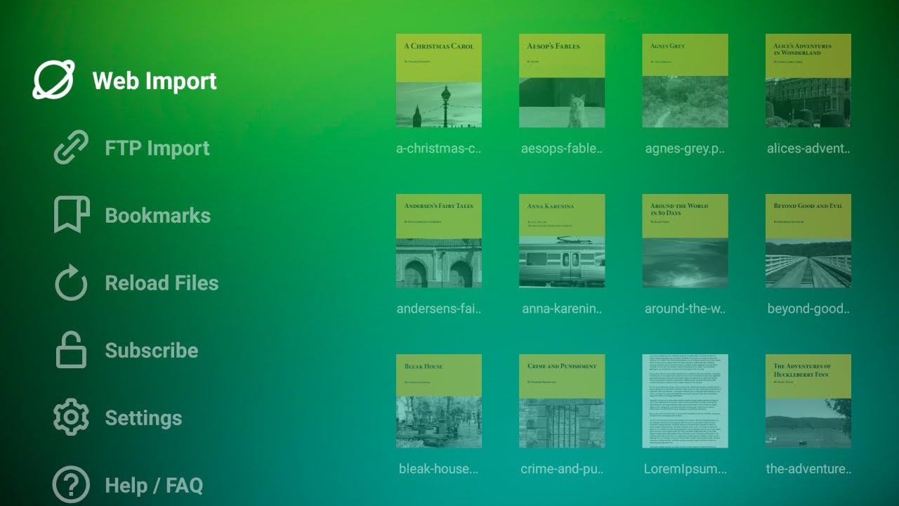 TV PDF Viewer - Android TV PDF reader application
