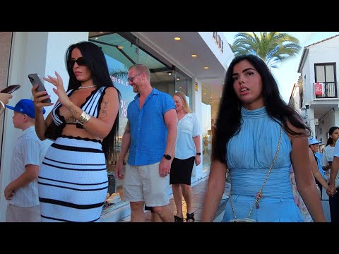 PUERTO BANUS 🇪🇦 Luxury Sunset Walking Tour Summer 2025 Costa del Sol Andalucia Spain 4K 
