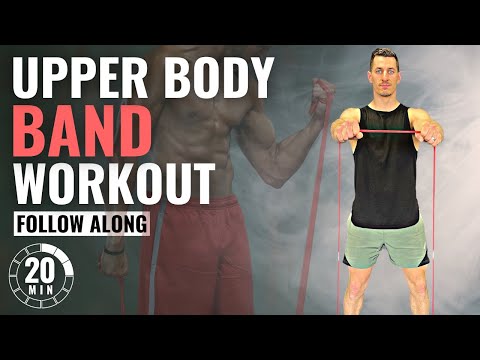 20 MIN RESISTANCE BAND UPPER BODY WORKOUT | Follow Along