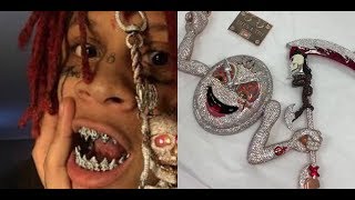 TRIPPY REDD "BUY 150K WICKED CLOCK DIAMOND CHAIN"