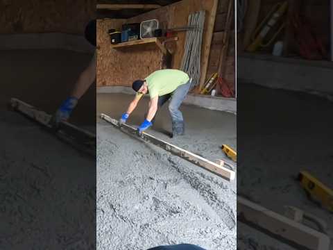 How to Pour a Flat Concrete Slab #construction #home #concrete #automobile #diy