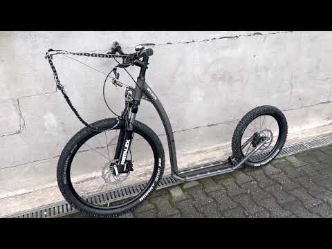 Kostka Mushing Max Dogscooter Tretroller Downhill