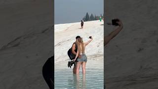 ☀️The Wonder Of Pamukkale Fun Turkey -Hot Day? #swimming #pamukkale #cleopatra