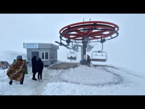 Что происходит на Северном Кавказе, на курорте Домбай? ГОРЫ. Май 2022 / Арстайл /