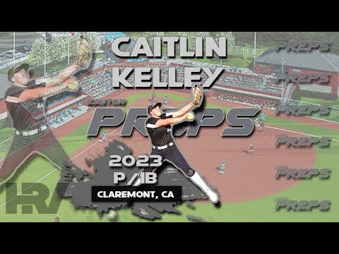 2023 Caitlin Kelley Pitcher and First Base, Softball Skills Video   Easton Preps