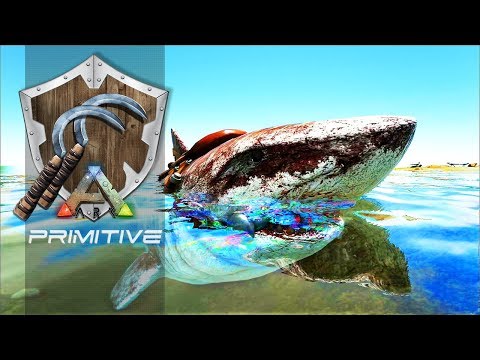 ARK PRIMITIVE T2 EP44 -  Megalodon, e Quase Morri Afogado!
