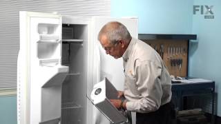 GE Refrigerator Repair - How to replace the Auger and Ice Bucket Assembly