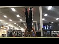 21 yr Old BodyBuilder - handstand training