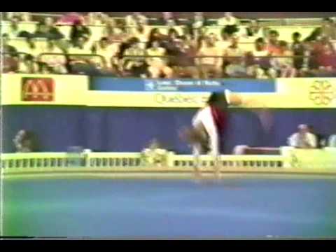 6th T USA Pam Bileck FX - 1985 World Gymnastics Championships 9.625